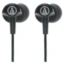 Audífonos Audio-Technica ATH-CLR100ISBK Alámbricos Intrauditivos Negros