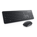 Teclado y Mouse Inalámbrico Dell Negro Español KM3322W-R-LTN