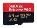 Tarjeta de Memoria Flash (adaptador microSDXC a SD Incluido) SanDisk Extreme Pro 64GB SDSQXCU-064G-GN6MA