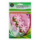 Barrilito clip de madera fieltro flores wclp1 3 piezas