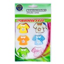 Calcomania de Fieltro Barrilito ropa 6 piezas FS090