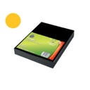 Barrilito foamy carta terciopelo amarillo mango pk 10 unidades fleva002