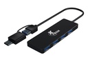 Hub XTech 4 Puertos USB 3.0 XTC-390