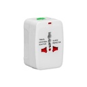Adaptador de Corriente Argom de Viaje Universal ARG-AC-0297WT