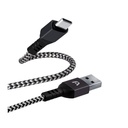 Cable USB Tipo C a USB 2.0 Argom Trenzado Dura Form 1.8m ARG-CB-0025BK