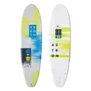 Tabla de Surf Aztron Crux Soft-Top 7'0″ Blanca/Amarillo/Azul AH-704