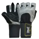 Guante Pesas Everlast Total Strength II Negro con Gris Talla L EVWG7K7T02-L