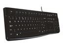 Teclado Membrana Logitech Corded K120 Alámbrico Negro 920-004422