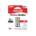 Baterías Maxell Alkalina AAA Blister 2 723807