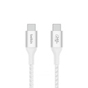 Cable Trenzado Belkin USB-C Macho a USB-C Macho 240W 2M Negro CAB015bt2MWH