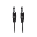 Cable de Audio Argom de 3,5mm a 3,5mm Negro ARG-CB-0035